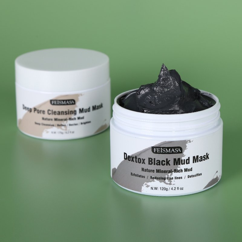 Logo Clay Powder Face Skin Mask Vitamin C  Mud Mask for Deep Cleansing Minimize Pores Moisturizing Clay Mask thumbnail 19